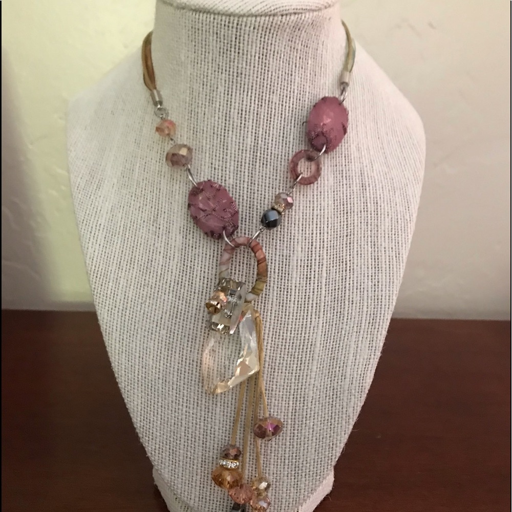 Necklace and earrings